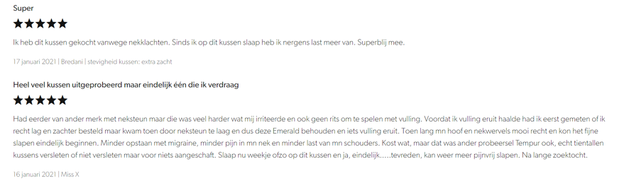 Silvana reviews Wehkamp